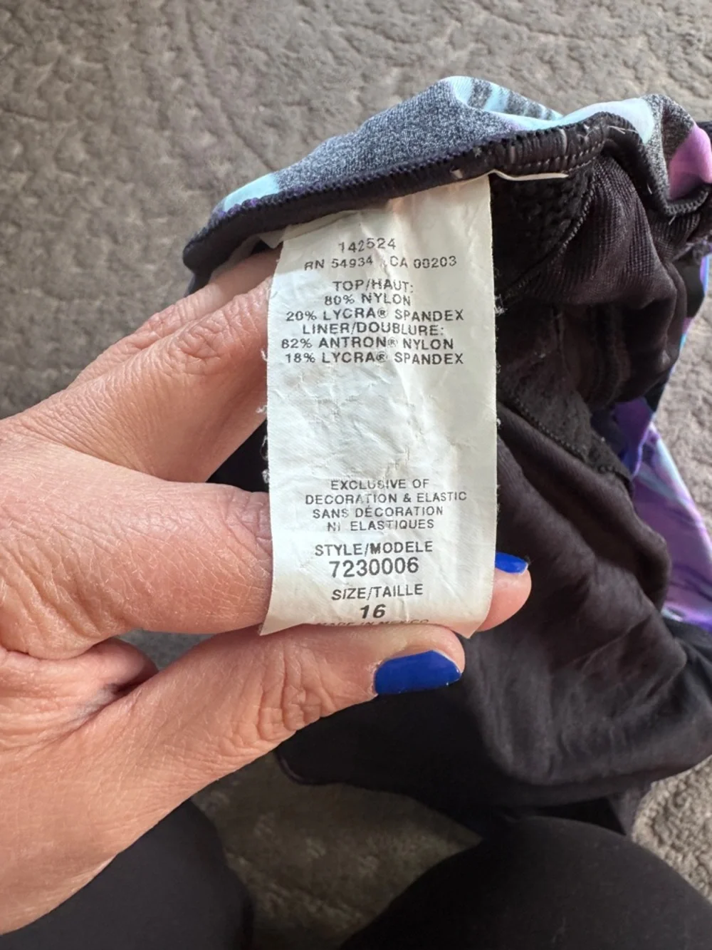 Vintage Speedo Tankini Top